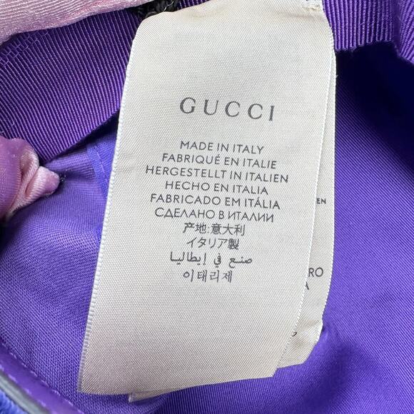 NWT Gucci 100 Baseball Hat In Purple Size L main image 10